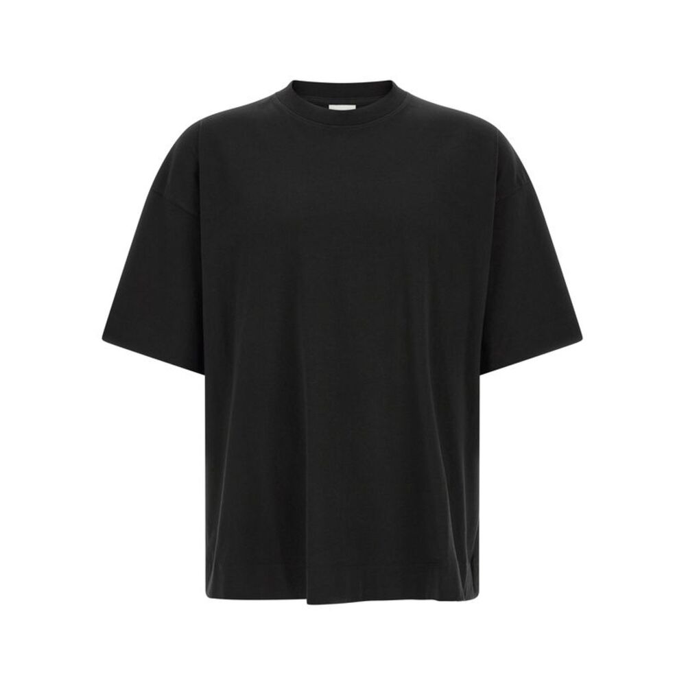 Dries Van Noten Black Cotton Men's T-Shirt
